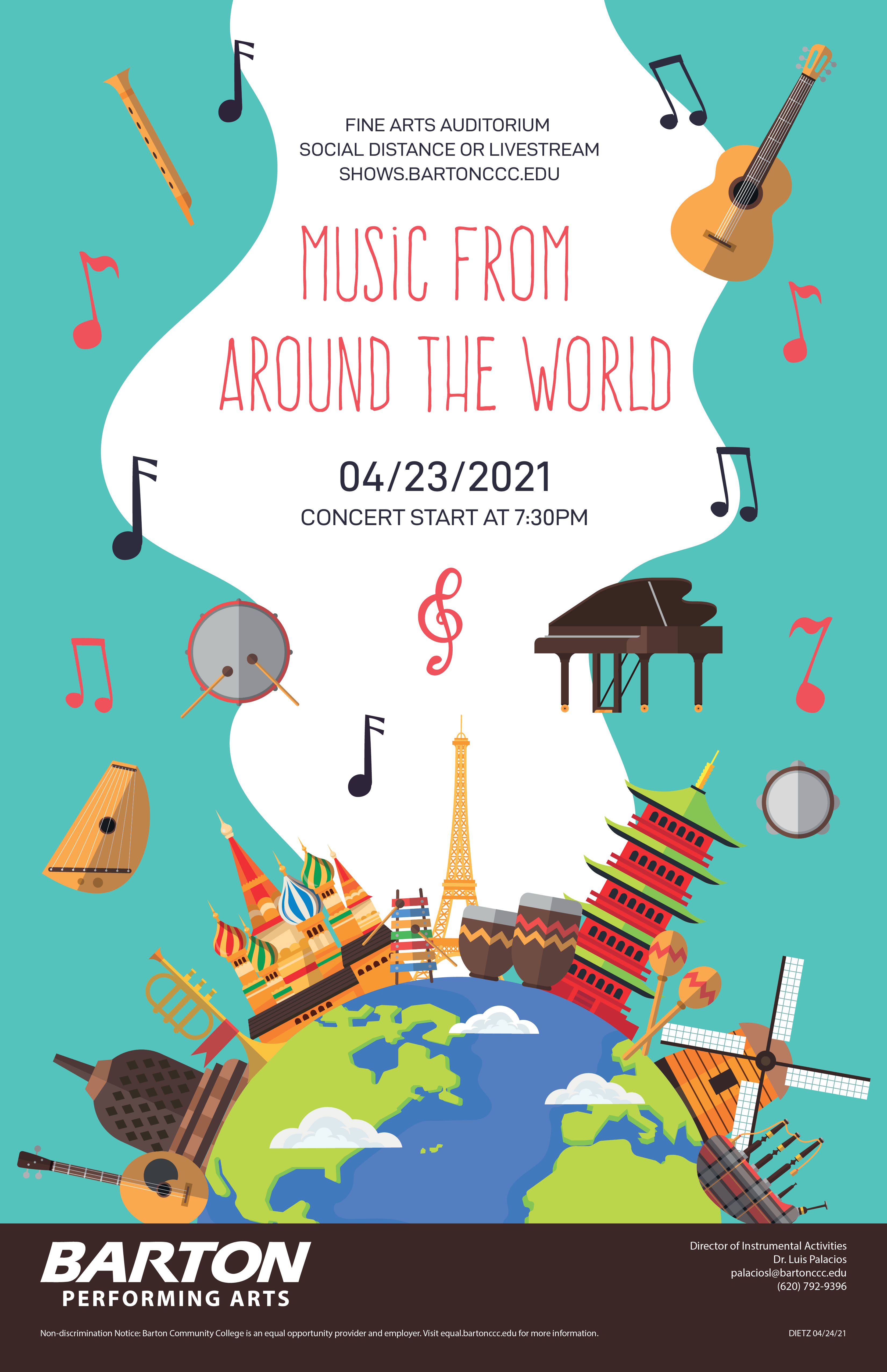 music from around the world flier